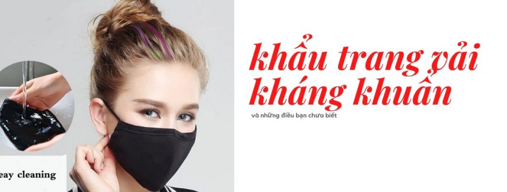 Khau trang vải kháng khuẩn